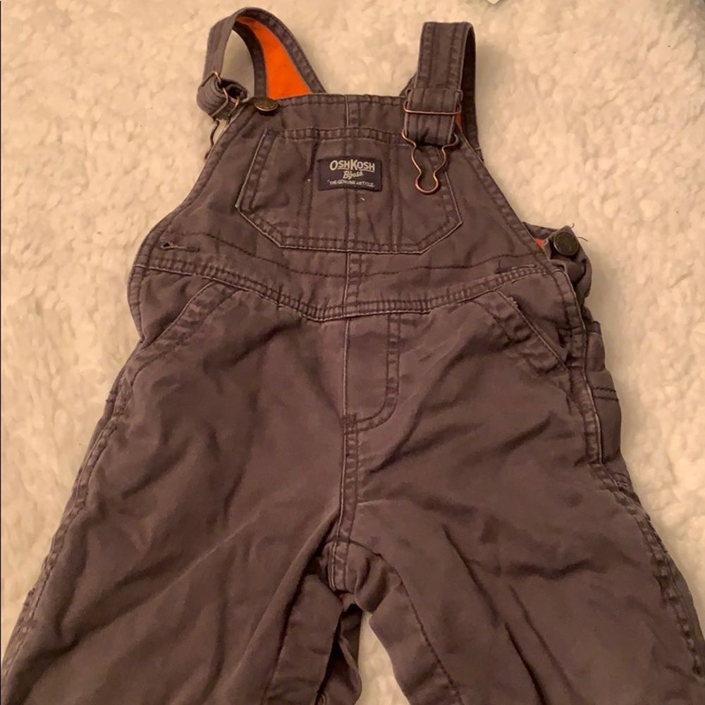 Oshkosh Bgosh grey overalls